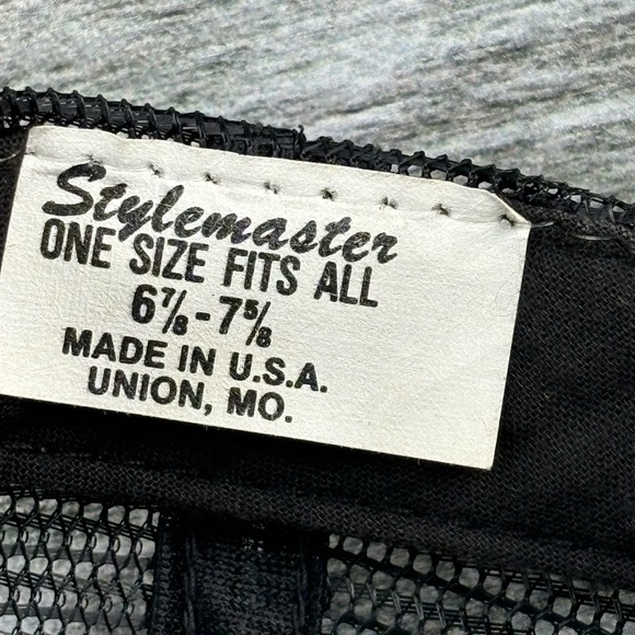 VTG Mobil 1 Racing Patch Mesh Snapback Trucker Hat Stylemaster OSFA USA Made - Picture 13 of 16